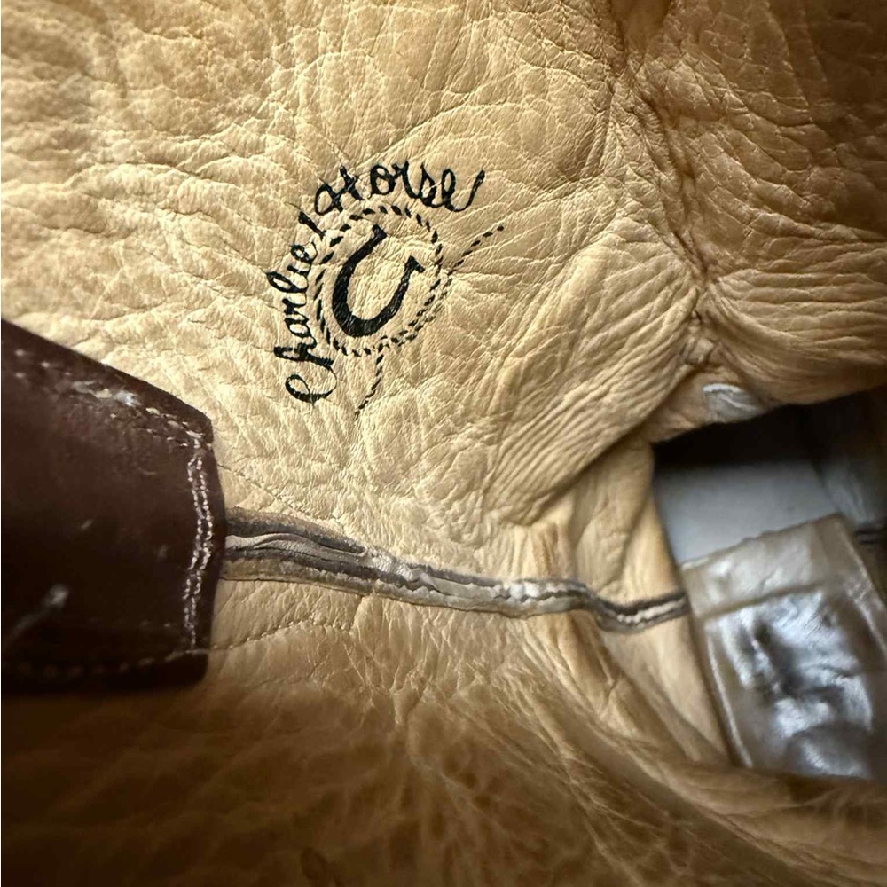 Brown and Cream Charlie 1 Horse Western Cowboy Boots - Picture 8 of 10